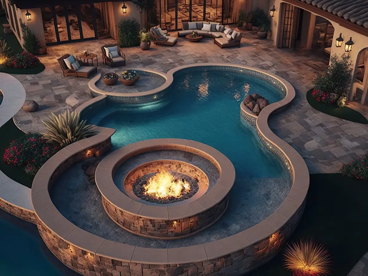 concrete pool oasis